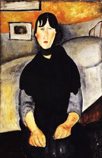 Amedeo Modigliani Young Woman of the People oil painting picture